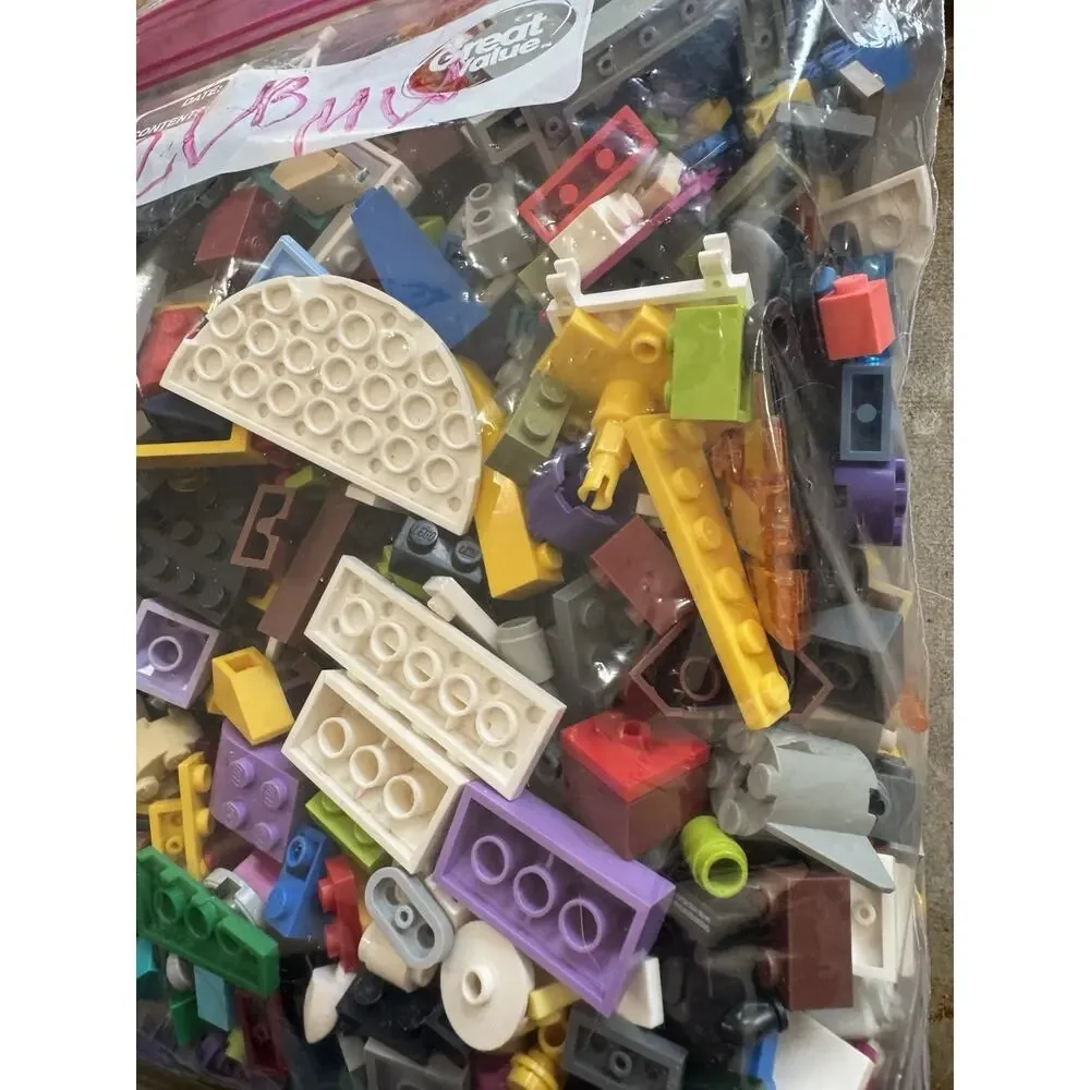 2 lbs Mixed LEGO Lot  Authentic Genuine Bricks Parts & Pieces Cleaned & Sorted - Picture 5 of 8